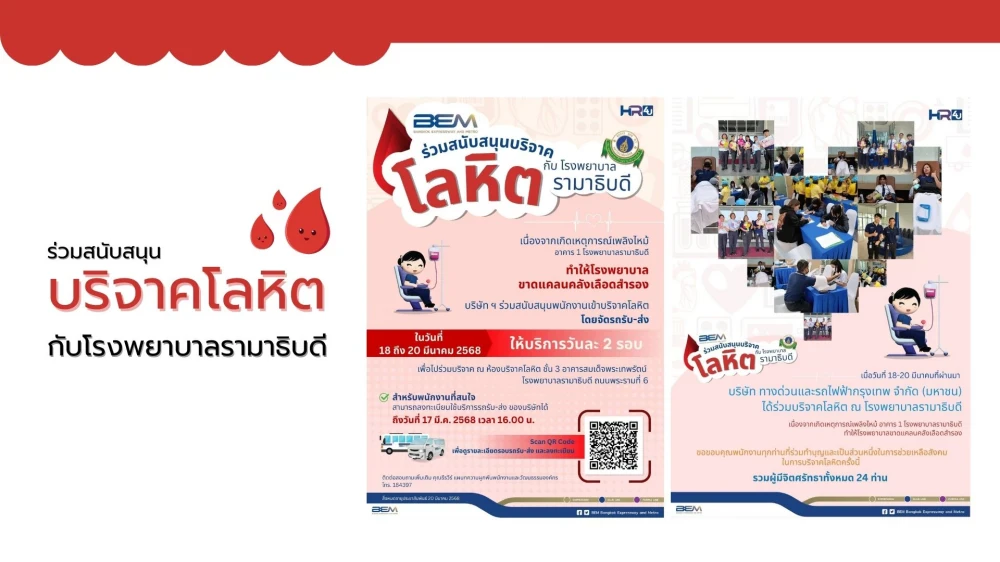 กิจกรรมบริจาคเลือด ประจำปี 2568