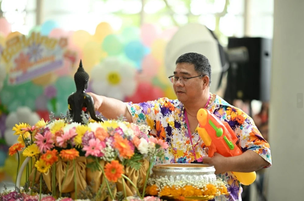 Budding to Blooming Activity for the Songkran Festival
