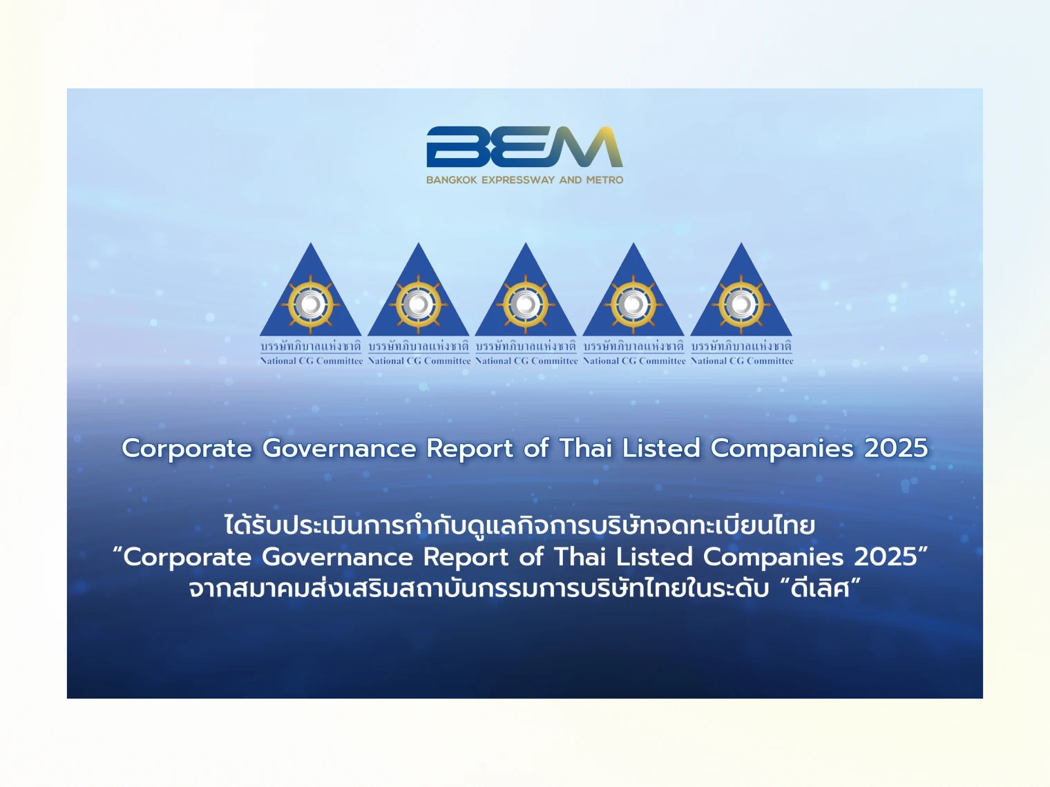 Corporate Governance Report of Thai Listed Companies 2025